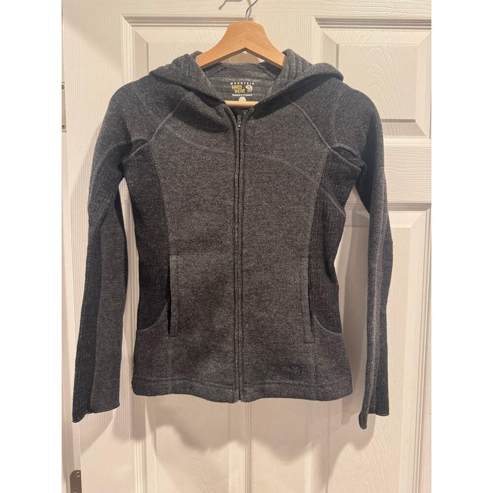 Mountain Hardwear Women’s recycled wool hoodie, full zip, XS